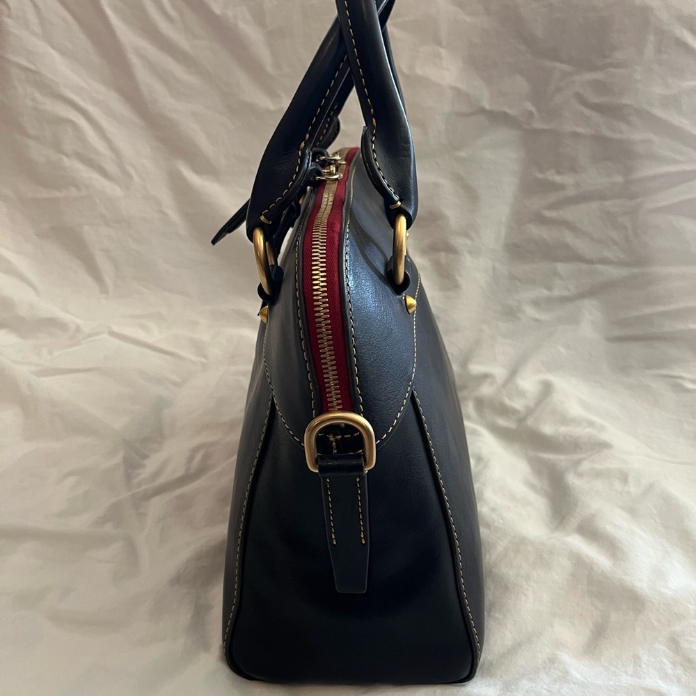 Dooney and Bourke Florentine Cameron satchel - Navy - Picture 4 of 11